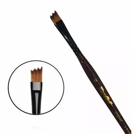 Кисть синтетика №8 "рельеф" Roubloff "02RB" короткая ручка