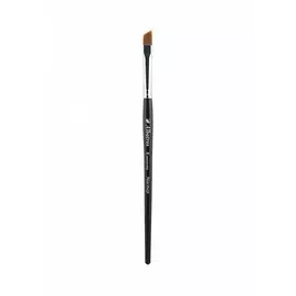 Кисть синтетика №8 скошенная Альбатрос "Мастер" короткая ручка