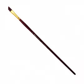 Кисть синтетика №8 скошенная Pinax "Creative 688" жесткая, длинная ручка