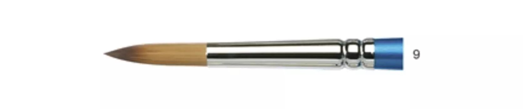 Кисть синтетика №9 круглая Winsor&amp;Newton "COTMAN 111" короткая ручка