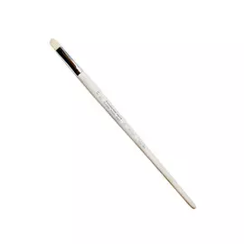 Кисть синтетика белая №4 овальная под щетину Живописные кисти "" длинная ручка