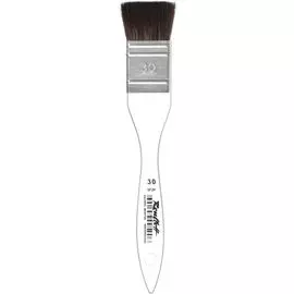 Кисть синтетика белка имитация №30 Roubloff "5F2Р" короткая ручка прозрачная