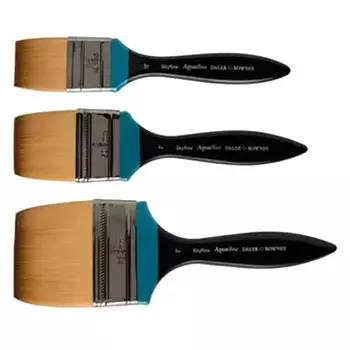 Кисть синтетика флейц Daler-Rowney "AQUAFINE" короткая ручка