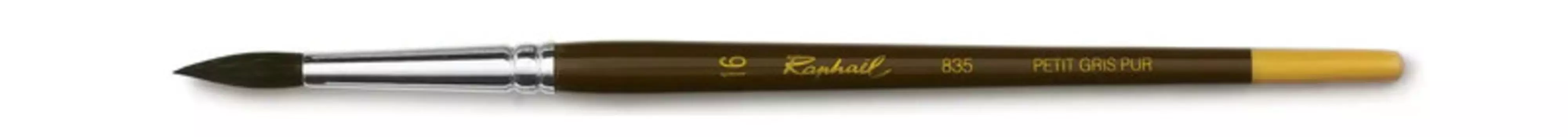 Кисть синтетика иммитация белки №16 круглая Sennelier "Petit-Gris" короткая ручка