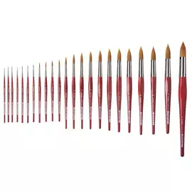 Кисть синтетика круглая Da Vinci 5580 Cosmotop Spin короткая ручка