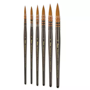 Кисть синтетика круглая Pinax "AQUADYTA Quill"