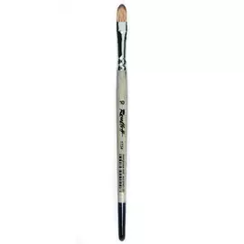 Кисть синтетика мангуст имитация №8 овальная Живописные кисти "1T34" короткая ручка