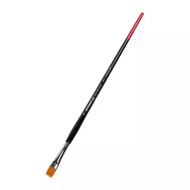 Кисть синтетика мягкая №12 плоская Talens "Amsterdam 342" длинная ручка