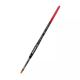 Кисть синтетика мягкая №4 плоская укороченная Talens "Amsterdam 342S" короткая ручка