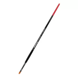 Кисть синтетика мягкая №6 скошенная Talens "Amsterdam 344" длинная ручка