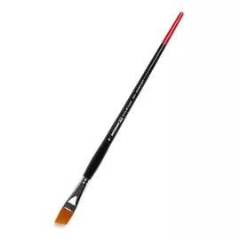 Кисть синтетика мягкая скошенная Talens "Amsterdam 344" длинная ручка