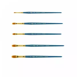 Кисть синтетика овальная Гамма "Галерея" короткая ручка