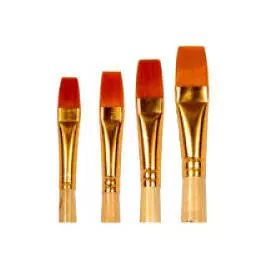 Кисть синтетика плоская Черная речка "1322"