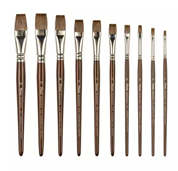 Кисть синтетика плоская Pinax "MANGUSTA"