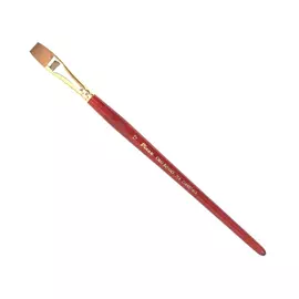 Кисть синтетика плоская Pinax "Oro Rosso 754" короткая ручка