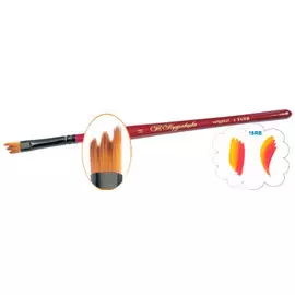 Кисть синтетика "шотландка наклонная" Roubloff "16RB"