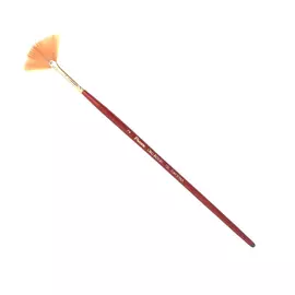 Кисть синтетика веерная Pinax "Oro Rosso 753" короткая ручка