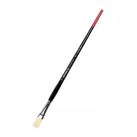 Кисть синтетика жесткая №14 плоская удлиненная Talens "Amsterdam 352L" длинная ручка