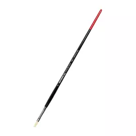 Кисть синтетика жесткая №6 плоская удлиненная Talens "Amsterdam 352L" длинная ручка