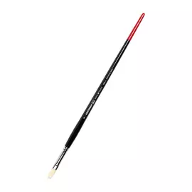 Кисть синтетика жесткая №8 плоская удлиненная Talens "Amsterdam 352L" длинная ручка