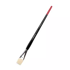 Кисть синтетика жесткая плоская Talens "Amsterdam 352" длинная ручка