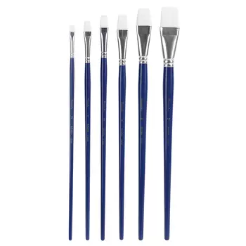 Кисть синтетика жёсткая плоская Finenolo