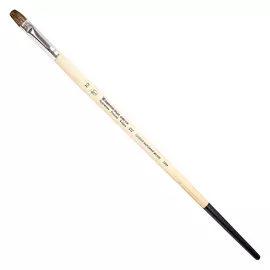 Кисть ушной волос №10 овальная Живописные кисти "1У39" длинная ручка