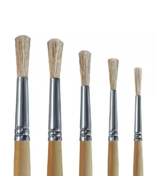 Кисть ушной волос №2 плоская