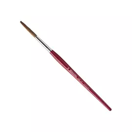 Кисть ушной волос круглая удлиненная Escoda "Filleting and Lettering 6521" короткая ручка