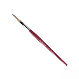 Кисть ушной волос овальная удлиненная Escoda "Filleting and Lettering 6218" короткая ручка