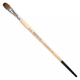 Кисть ушной волос овальная Живописные кисти "1У39" длинная ручка