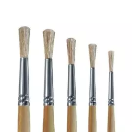 Кисть ушной волос плоская Ворс