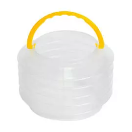 Кистемойка-ведерко с ручкой, пластиковое, складное, d -15 см, h - 11 см