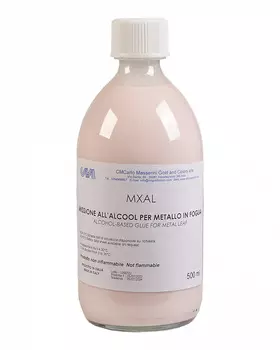 Клей для золочения Masserini спиртовой 500 мл, стеклянная бутылка