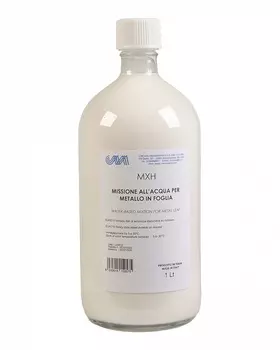 Клей для золочения Masserini водный 1000 мл, стеклянная бутылка