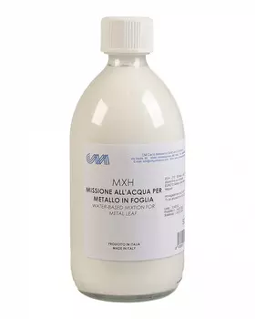 Клей для золочения Masserini водный 500 мл, стеклянная бутылка