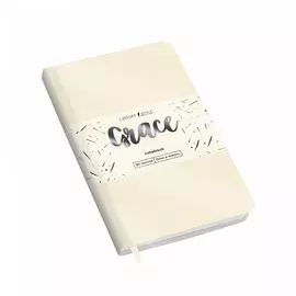 Книга для записей, клетка в точку "Grace. Античный бежевый" А5- 110х145 мм, 80 л 70 г