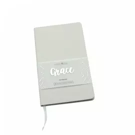 Книга для записей, клетка в точку "Grace. Серая дымка" А5- 110х145 мм, 80 л 70 г