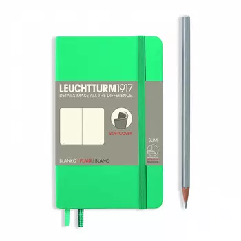 Книга для записей нелинованная, мягкая обложка Leuchtturm1917 А6 изумрудная