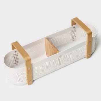 Контейнер для хранения KK/home" 49х13,7х16 см, цвет белый