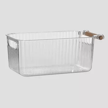 Контейнер для хранения с ручкой KK/home 28,5х15,3х11 см, прозрачный