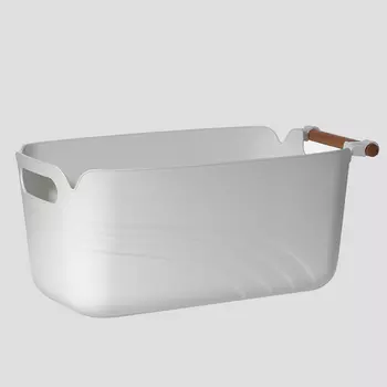 Контейнер для хранения с ручкой KK/home 39,5х22,5х17 см, цвет белый