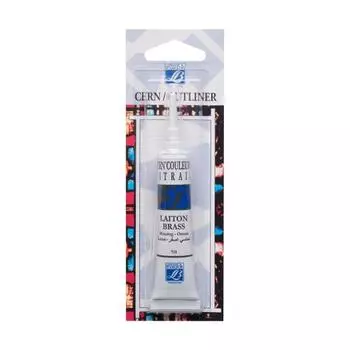 Контур по стеклу и керамике "Vitrail" без обжига 20 мл Латунь