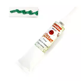 Контур универсальный Таир "Глиттер" 20 мл с блёстками Серебристо-травяной