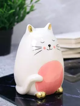 Копилка керамическая "Sleepy cat"