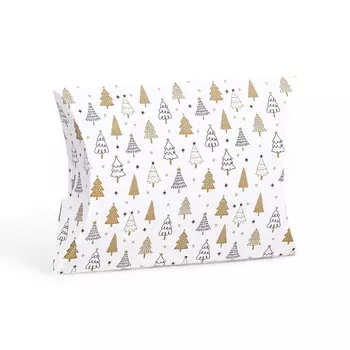 Коробка складная "Зимний лес" 15 х 11 х 3 см