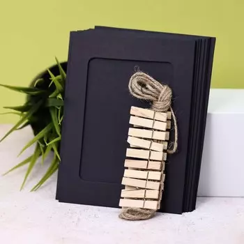 Крафтовые фоторамки "Classic", black, 11,5*15,5 см