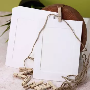 Крафтовые фоторамки "Classic", white, 11,5*15,5 см