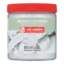 Краска Art Creation "Indoor &amp; Outdoor" 250 мл, серебряный