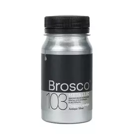 Краска декоративная Brosco 100 мл Старое серебро